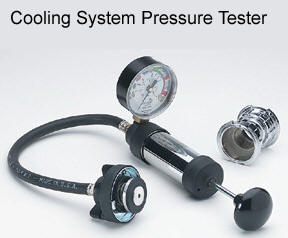 cooling system pressure tester