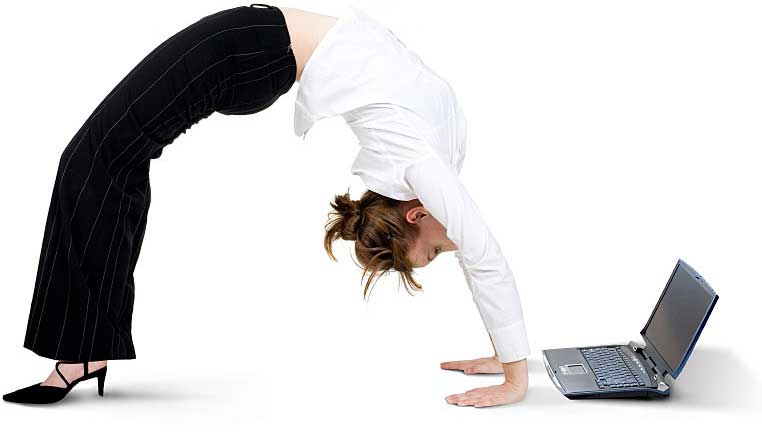 we bend over backwards for our customers